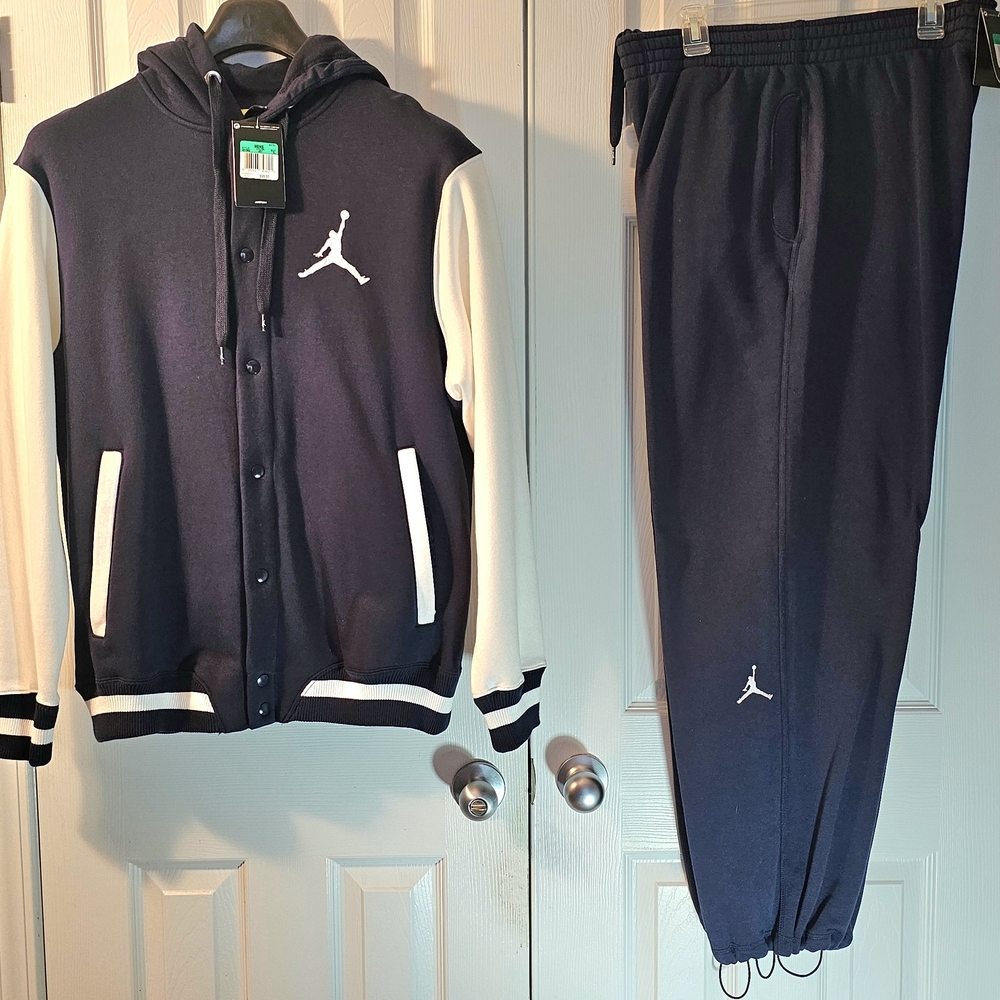 Jordan Navy and White Tracksuit